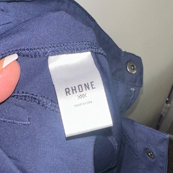 RHONE Men's Deep Blue Chinos Size 32 - Picture 6 of 15